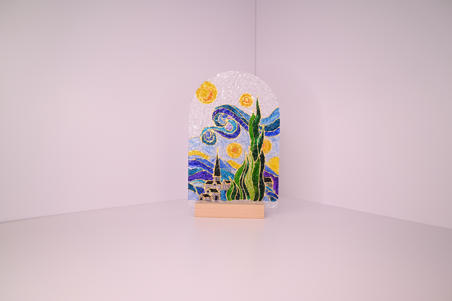 Natick Glass Painting Lamp